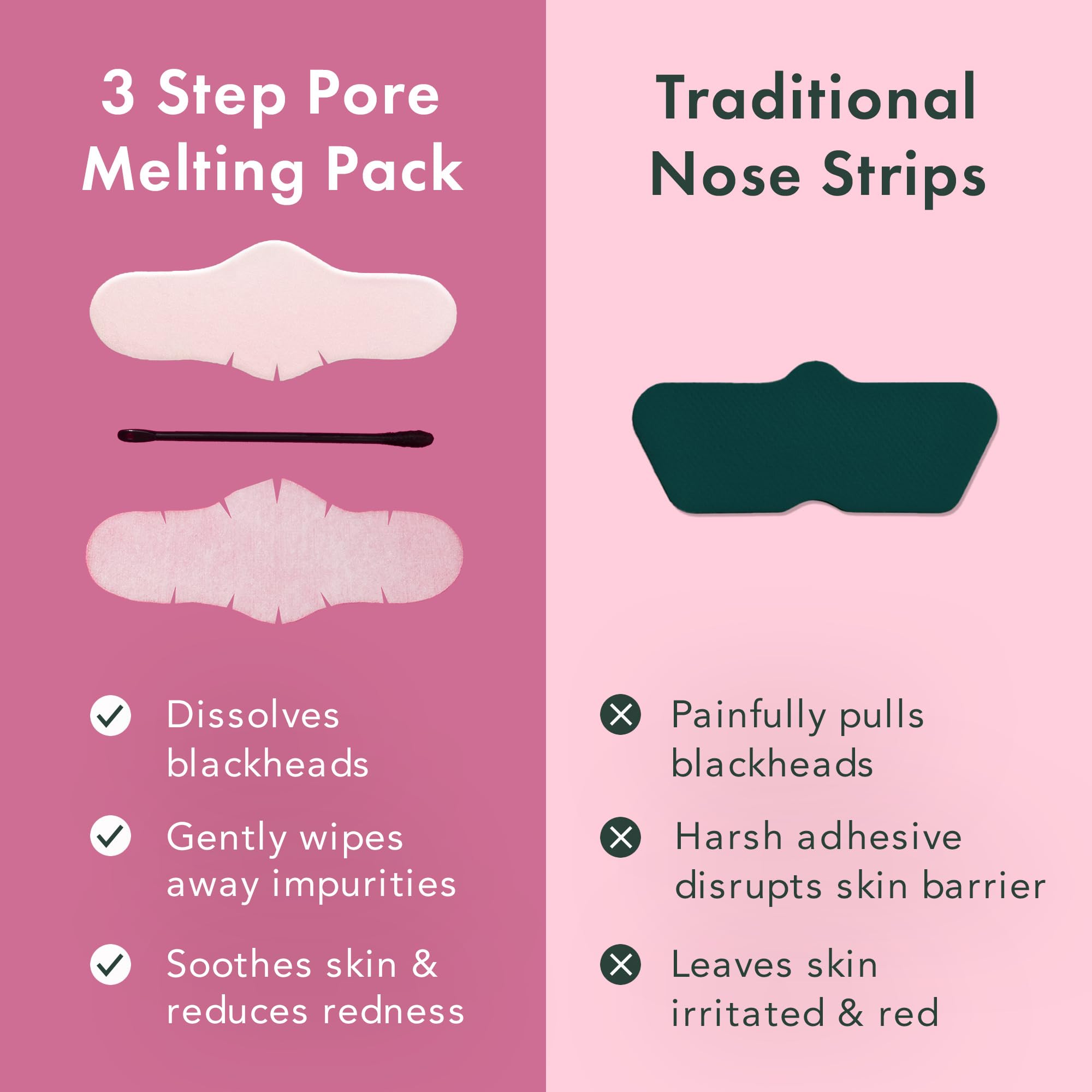 Rael soothing sheet applied to calm skin after cleansing.