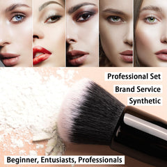 Raffaello soft-synthetic bristles ensure smooth, even product dispersion on sensitive skin