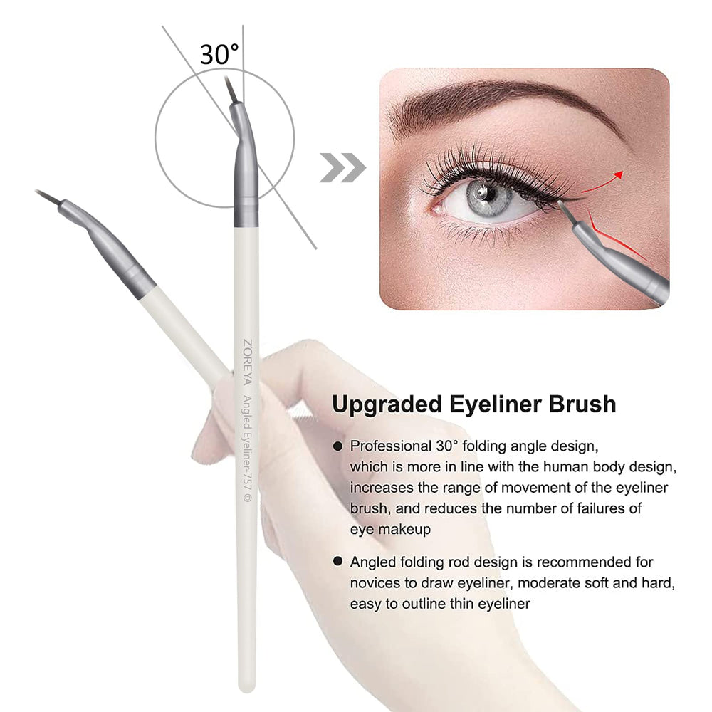 Raffaello ZOREYA eye shadow brushes create smooth, defined lids.