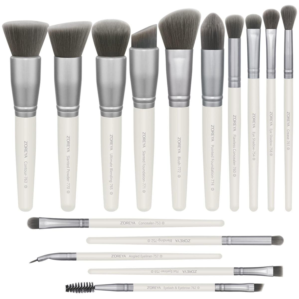 Raffaello ZOREYA brush-set full collection for complete looks and professional-grade precision.
