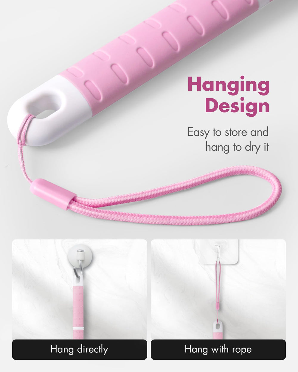 Rafow lightweight design reduces fatigue during baths.