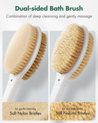 Rafow non-slip grip handle ensures secure use in wet showers.