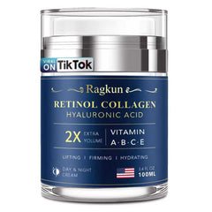 Ragkun Retinol Cream bottle front highlights anti-aging moisture for daily use