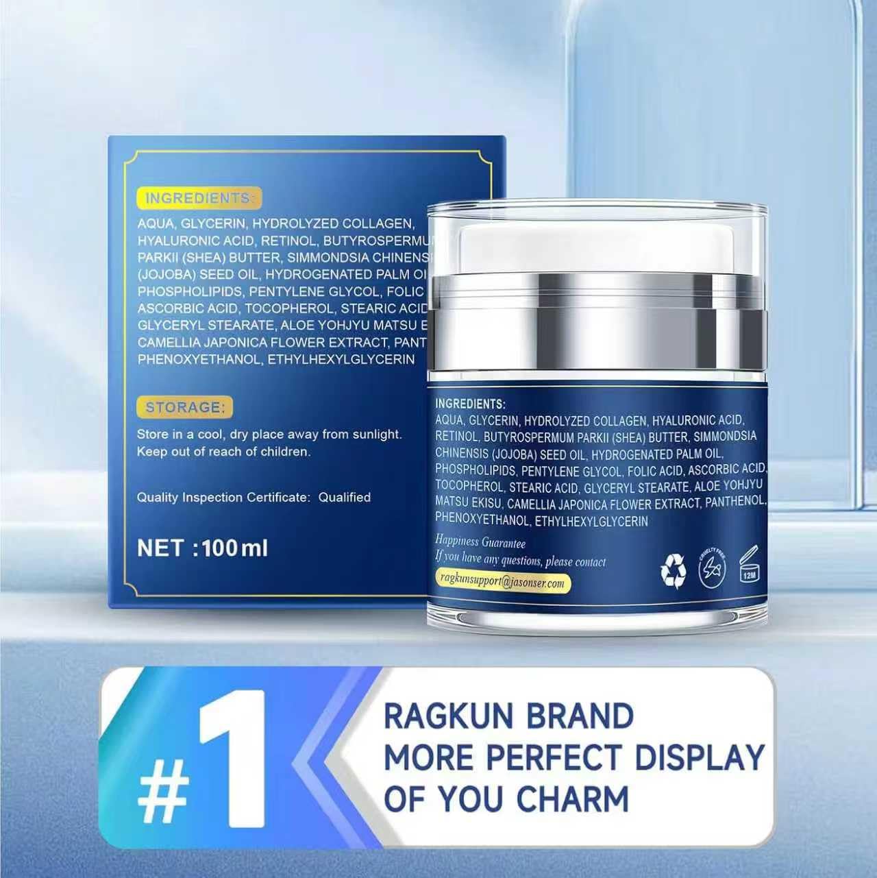 Ragkun uso día y noche, crema versátil para cuidado diario.