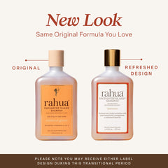 Rahua Enchanted Island Shampoo pour demonstrates gentle cleanse and nourishment
