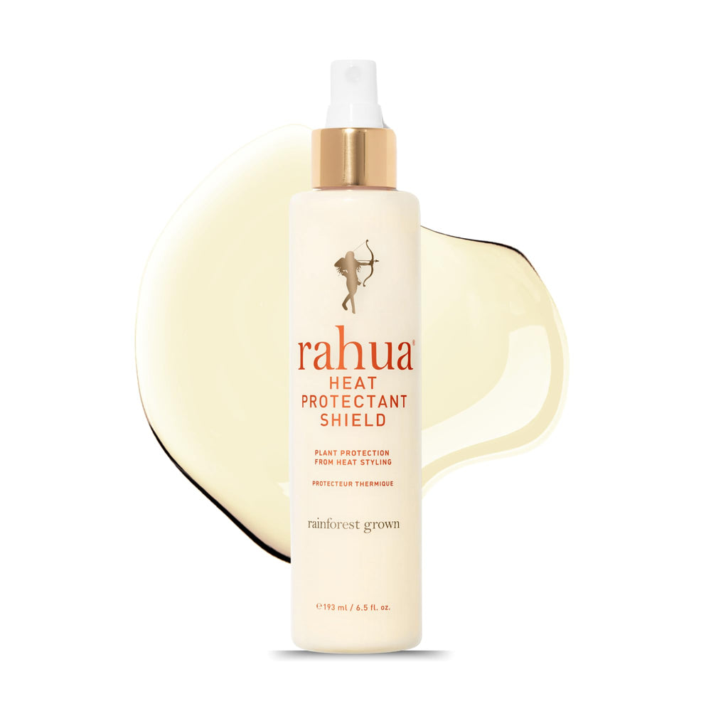Rahua heat protectant spray bottle shielding hair with weightless protection