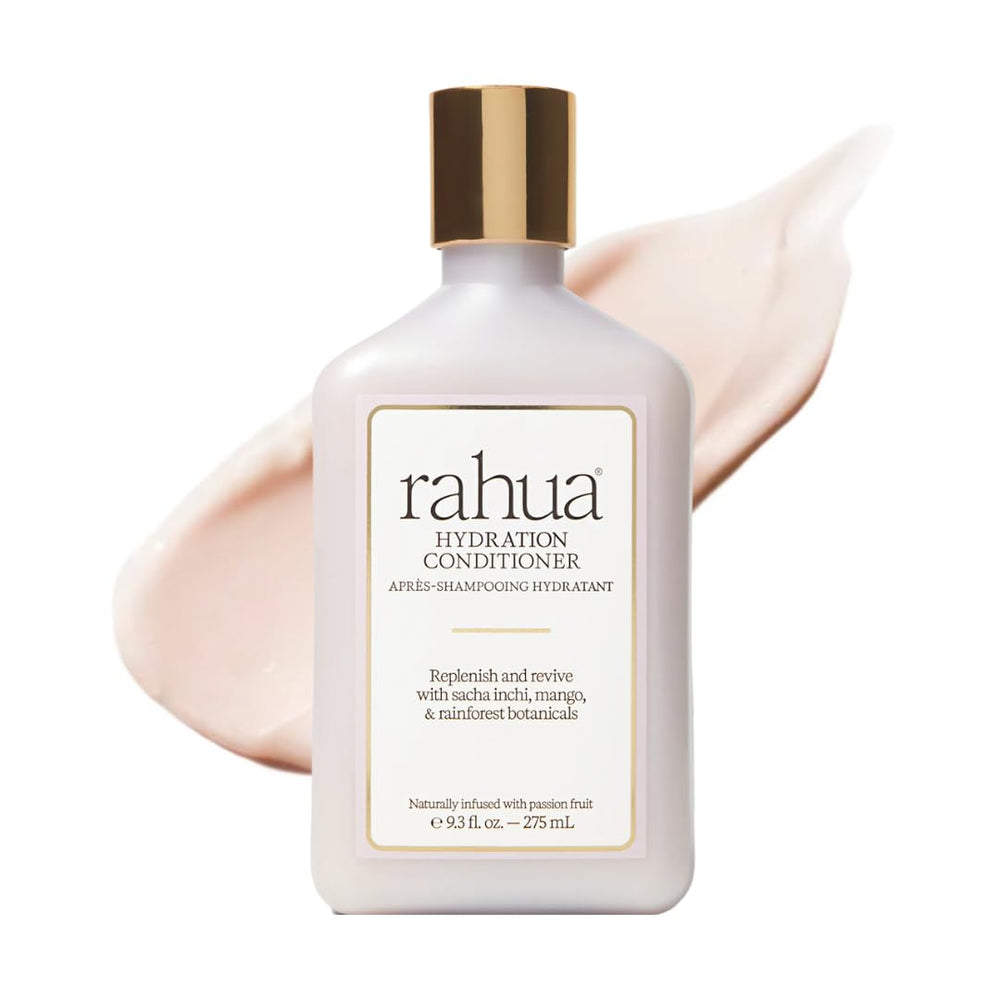 Rahua Hydration Conditioner bottle ready for deep moisture and shine.