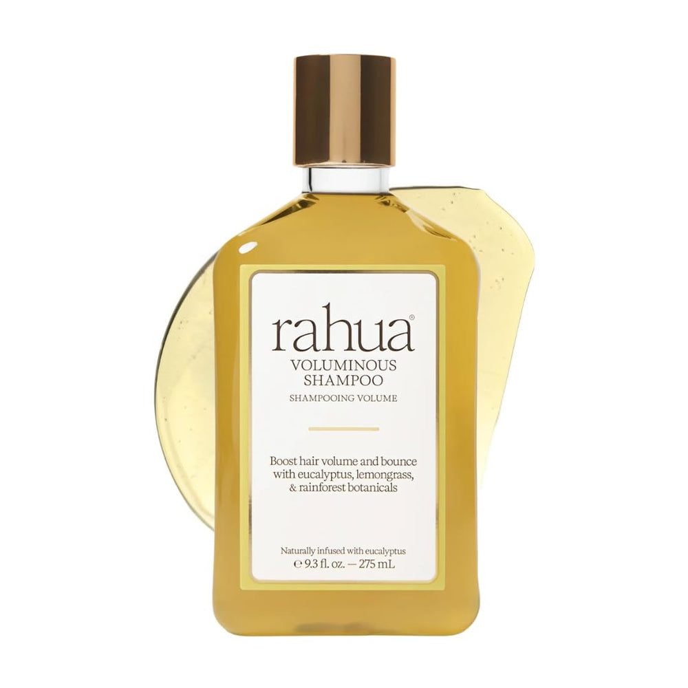 Rahua Voluminous Shampoo bottle promises lift for fine hair