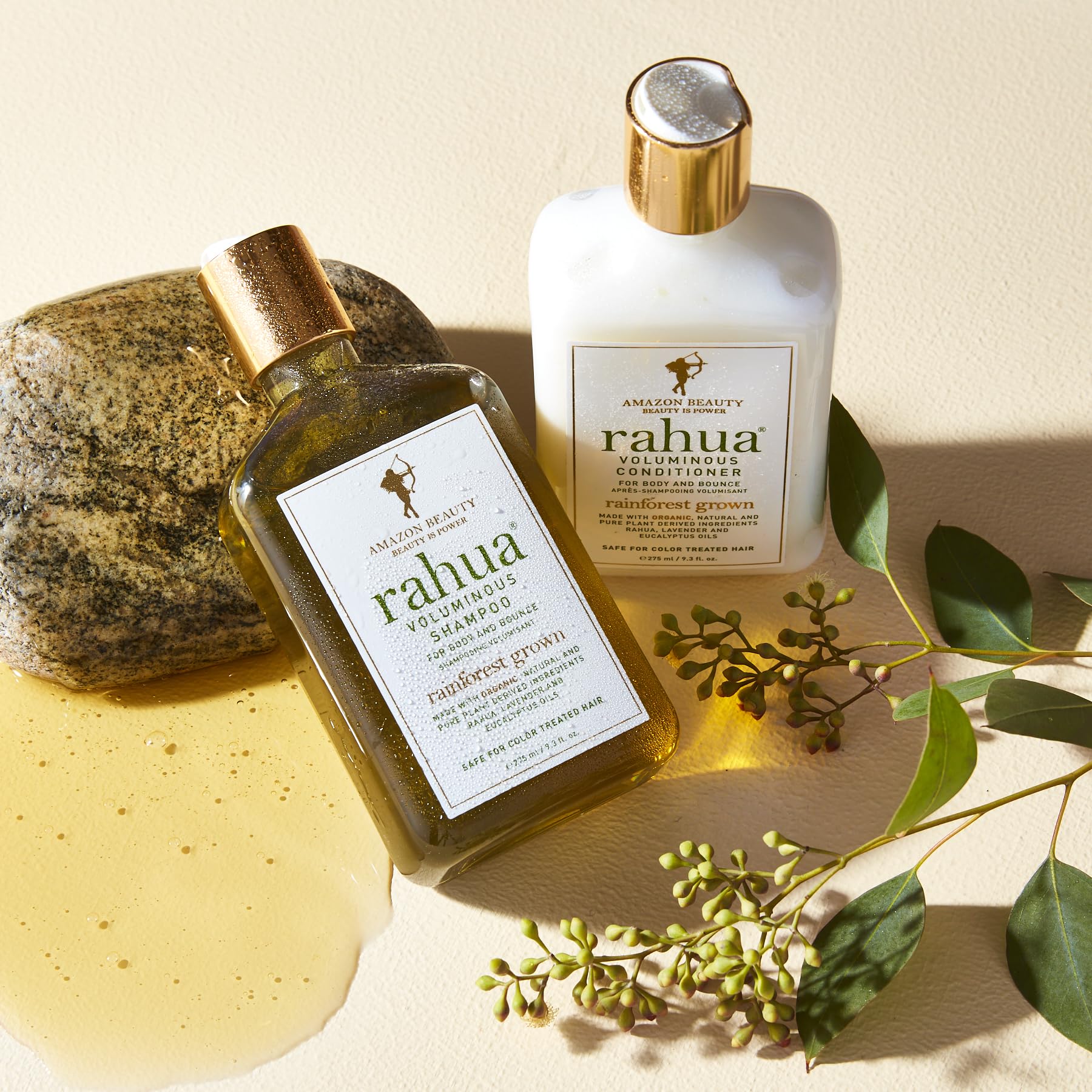 Rahua Voluminous Shampoo lavender eucalyptus image suggests calming aromatherapy
