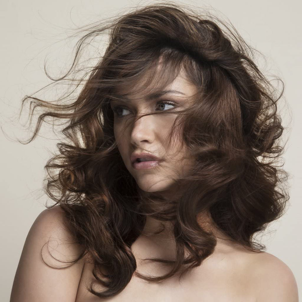 Rahua Voluminous Shampoo after wash shows lift and shine