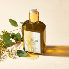 Rahua Voluminous Shampoo quinoa protein supports elasticity for resilient hair