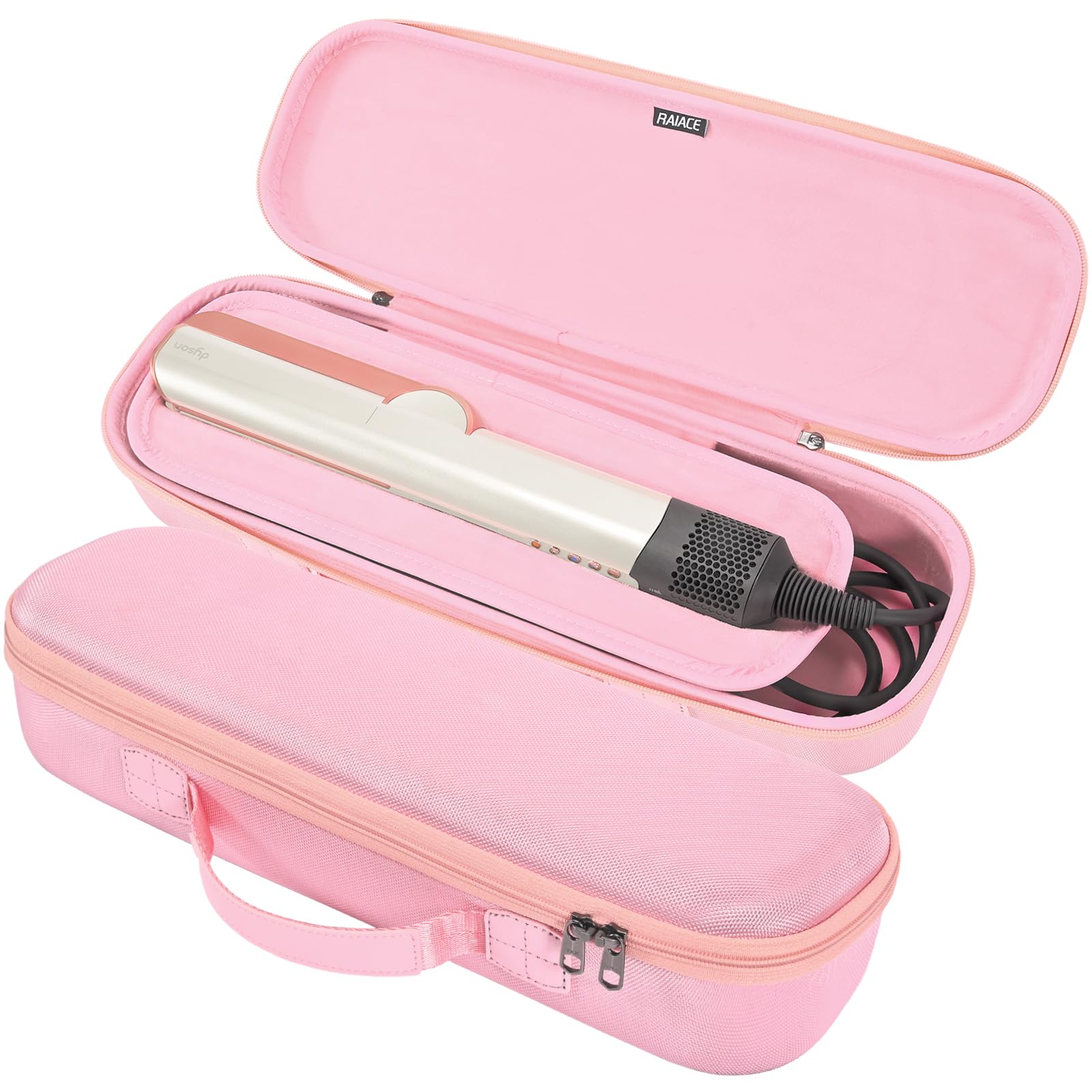 RAIACE Dyson Airstrait case front view showing travel protection