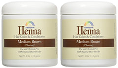 Rainbow Research Henna Persian Med Brown packaging with two 4 oz packs