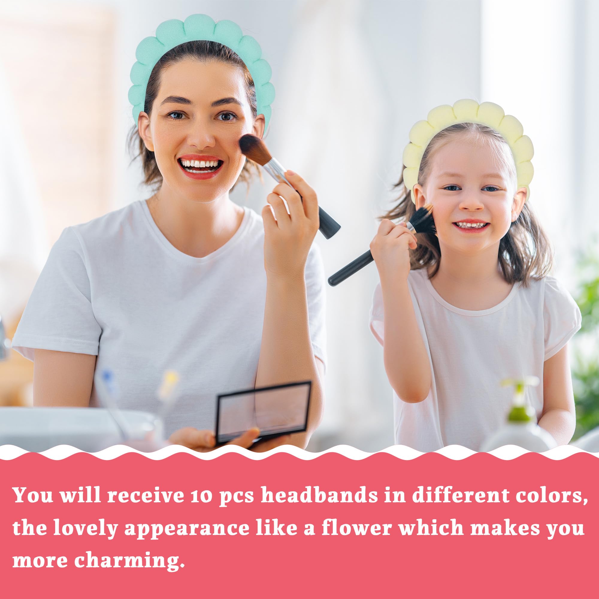 RAISEY spa headband cute design for spa selfies