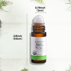 RAJOSEE castor oil nourishes skin and scalp for hydration and care.