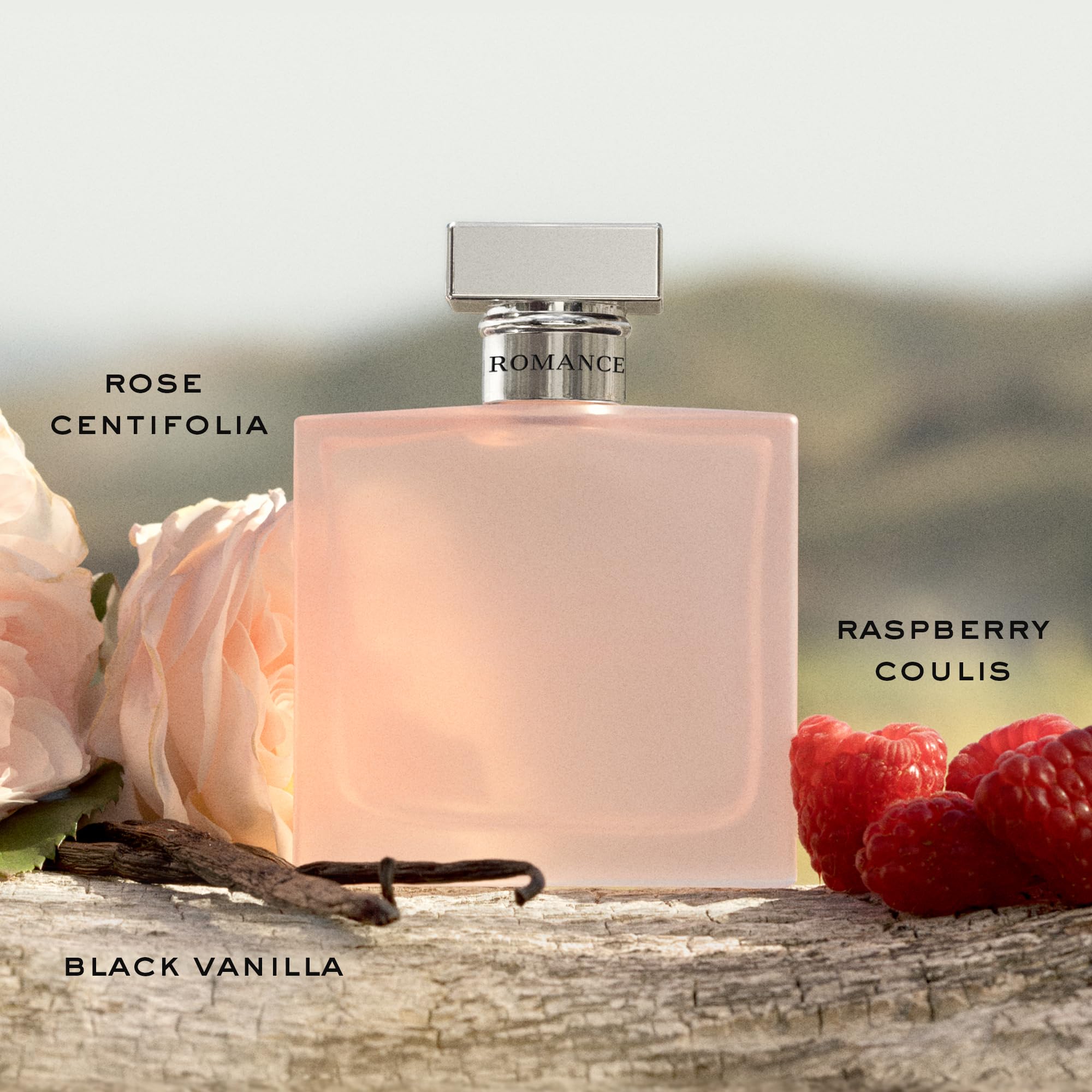 Beyond Romance rose note detail emphasizing fresh Rose Centifolia for a confident scent