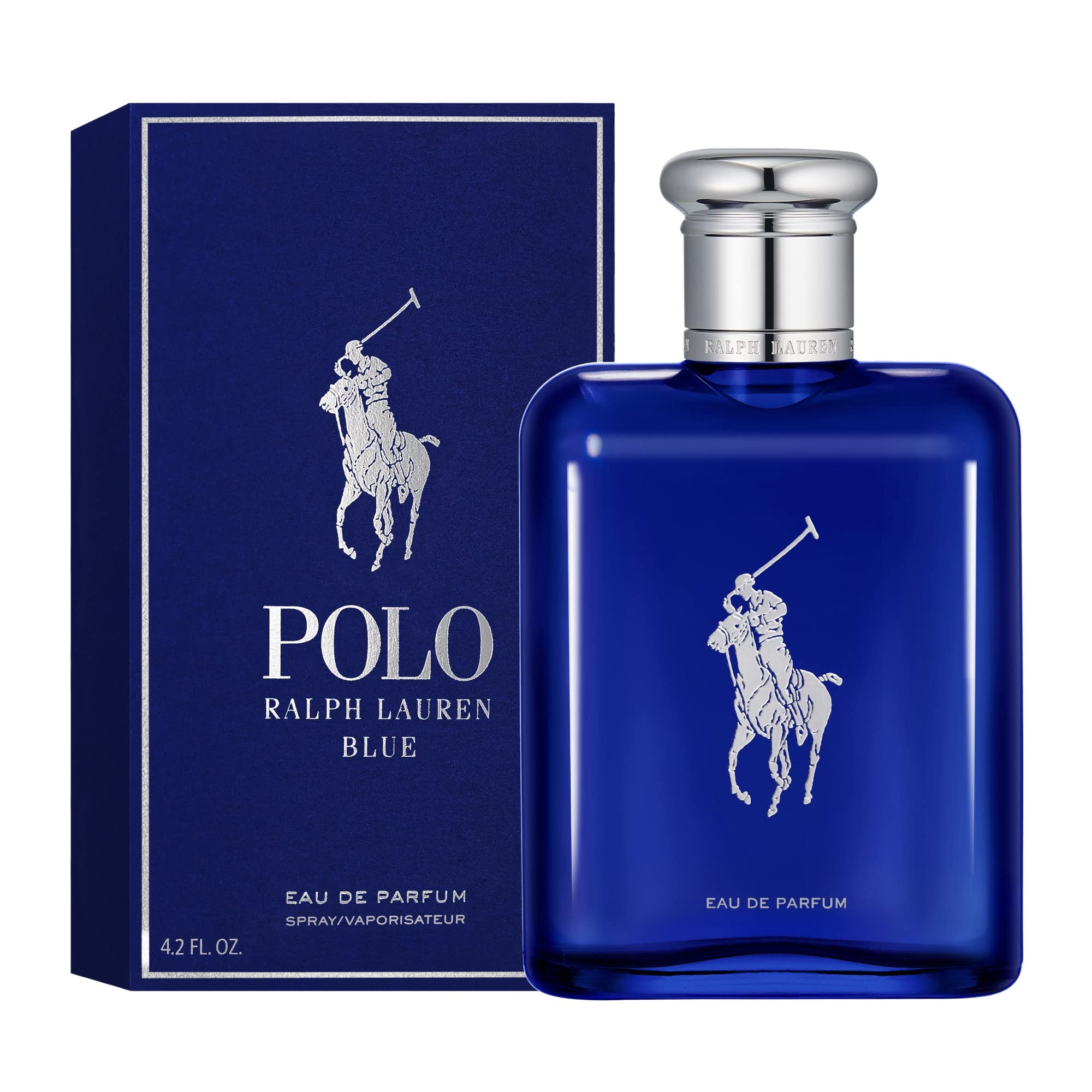 ralph lauren polo blue on-surface shot shows scale and style.