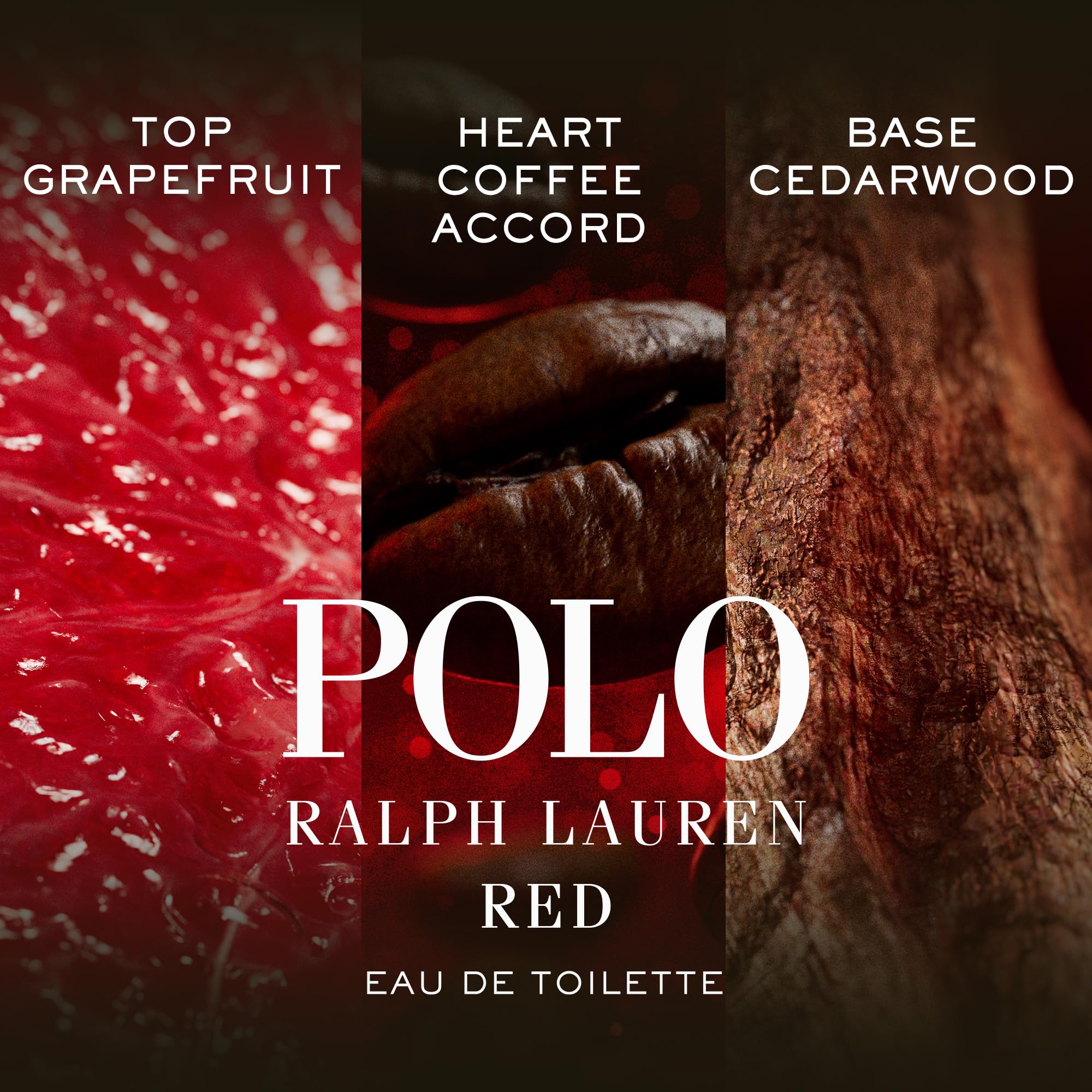 Ralph Lauren Polo Red deodorant label closeup highlights premium fragrance notes.