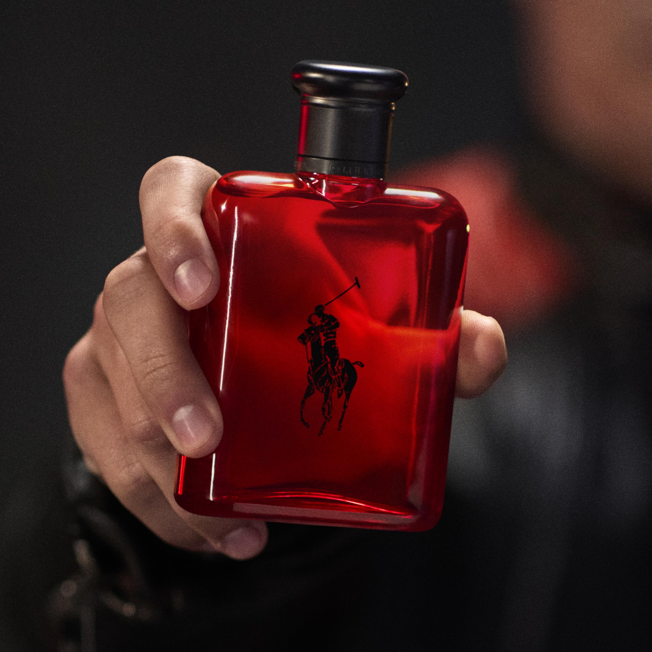 Polo Red saffron note highlights spicy character for a bold evening presence