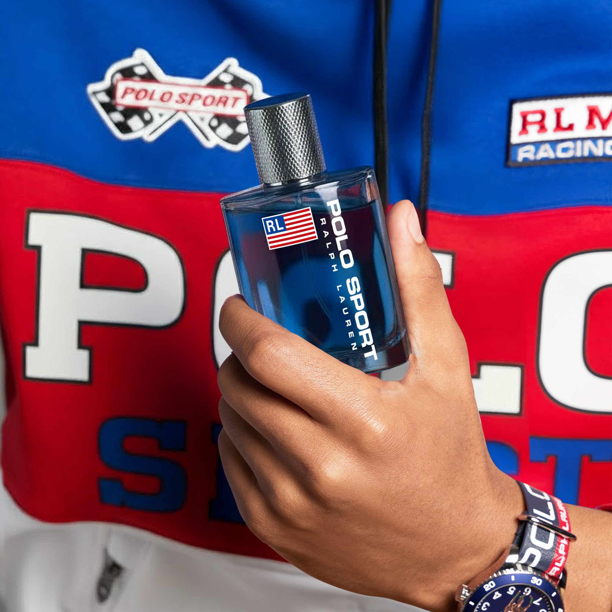 Ralph Lauren Fragrances Polo Sport oakmoss woody closeup emphasizes masculine depth and lasting base.