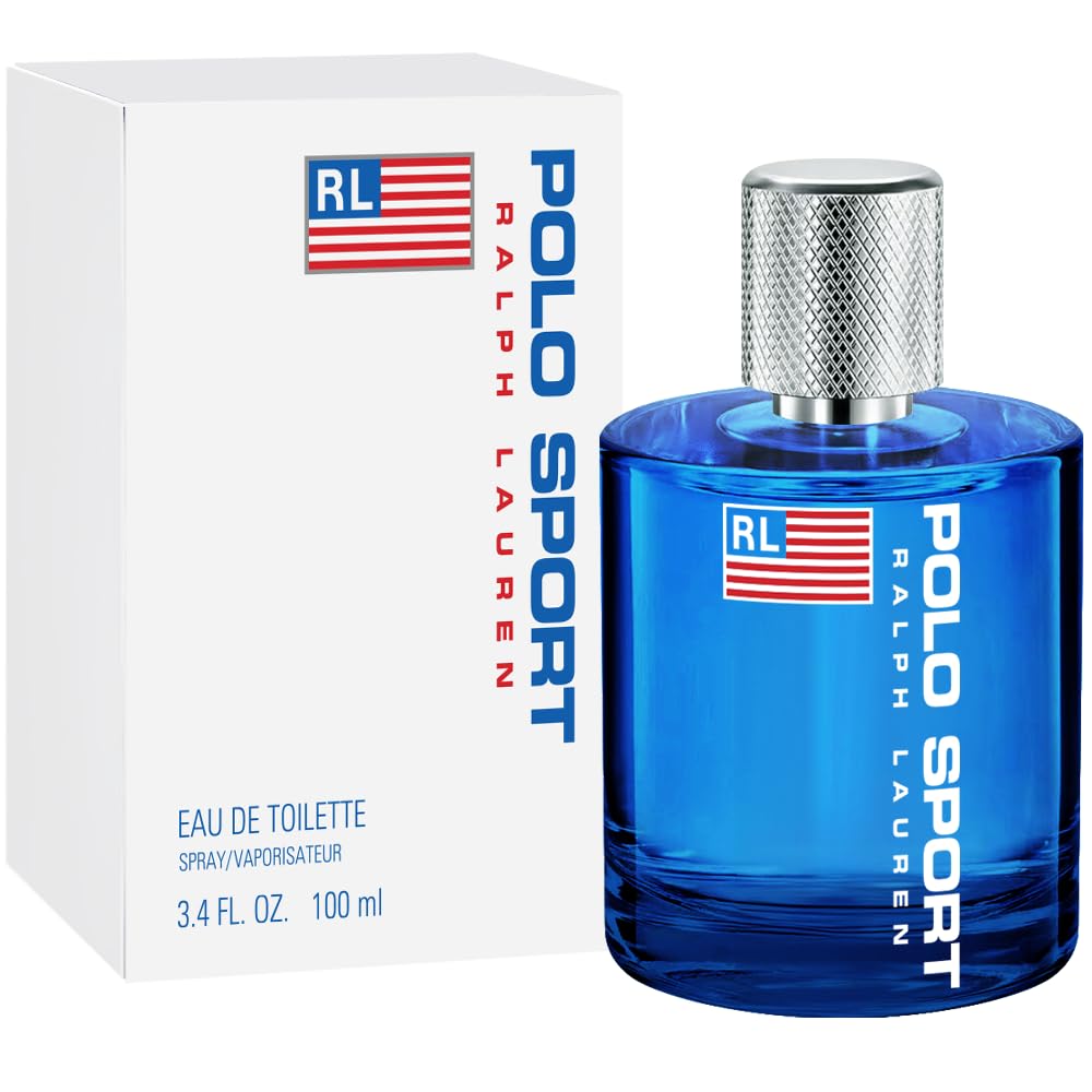 Ralph Lauren Fragrances Polo Sport spray application demonstrates easy use at pulse points.