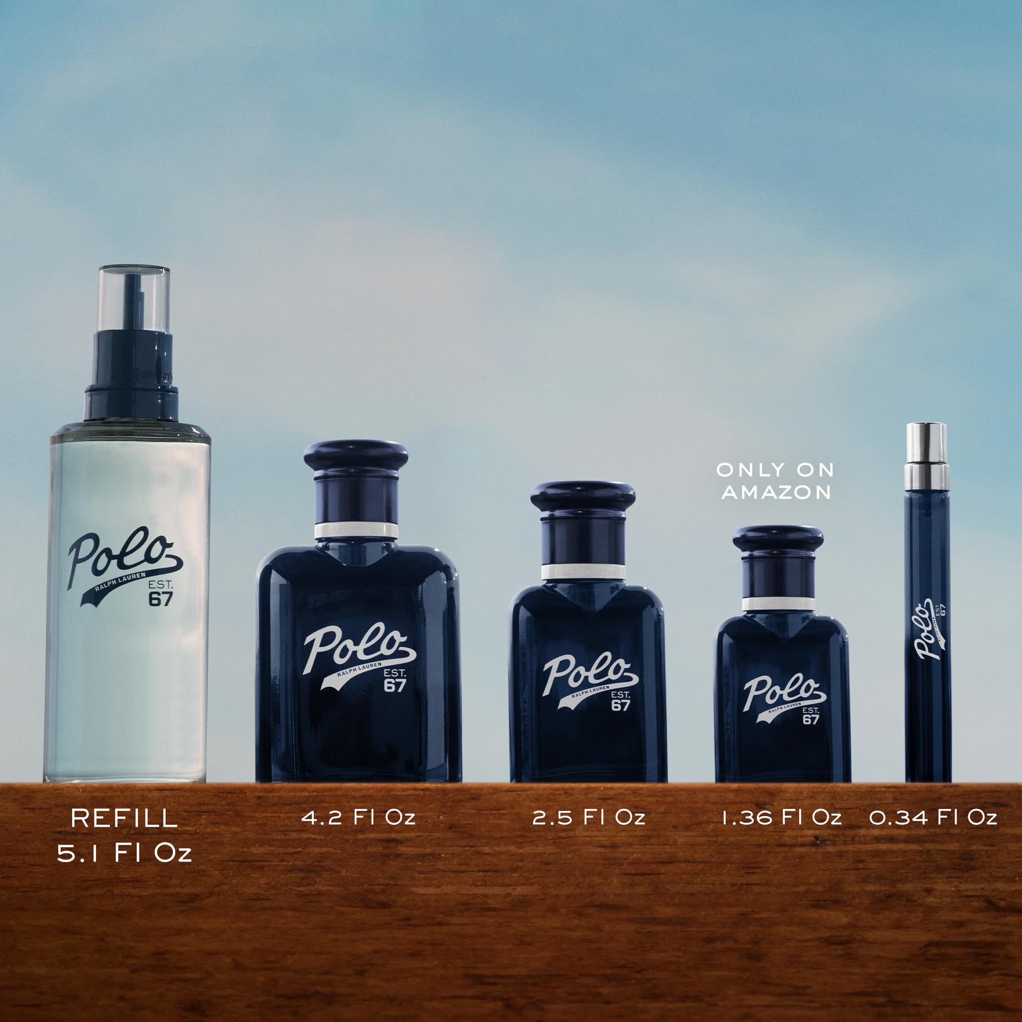 Polo 67 vetiver finish adds depth and sophistication, versatile for evenings