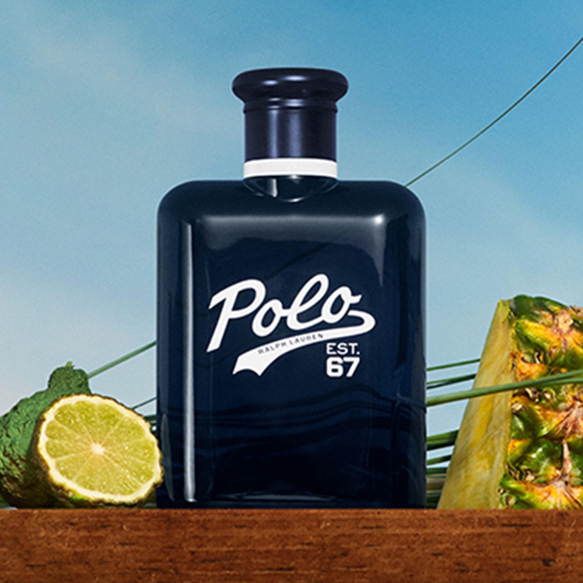 Woody notes and vetiver emerging from Polo 67 for a masculine aura.