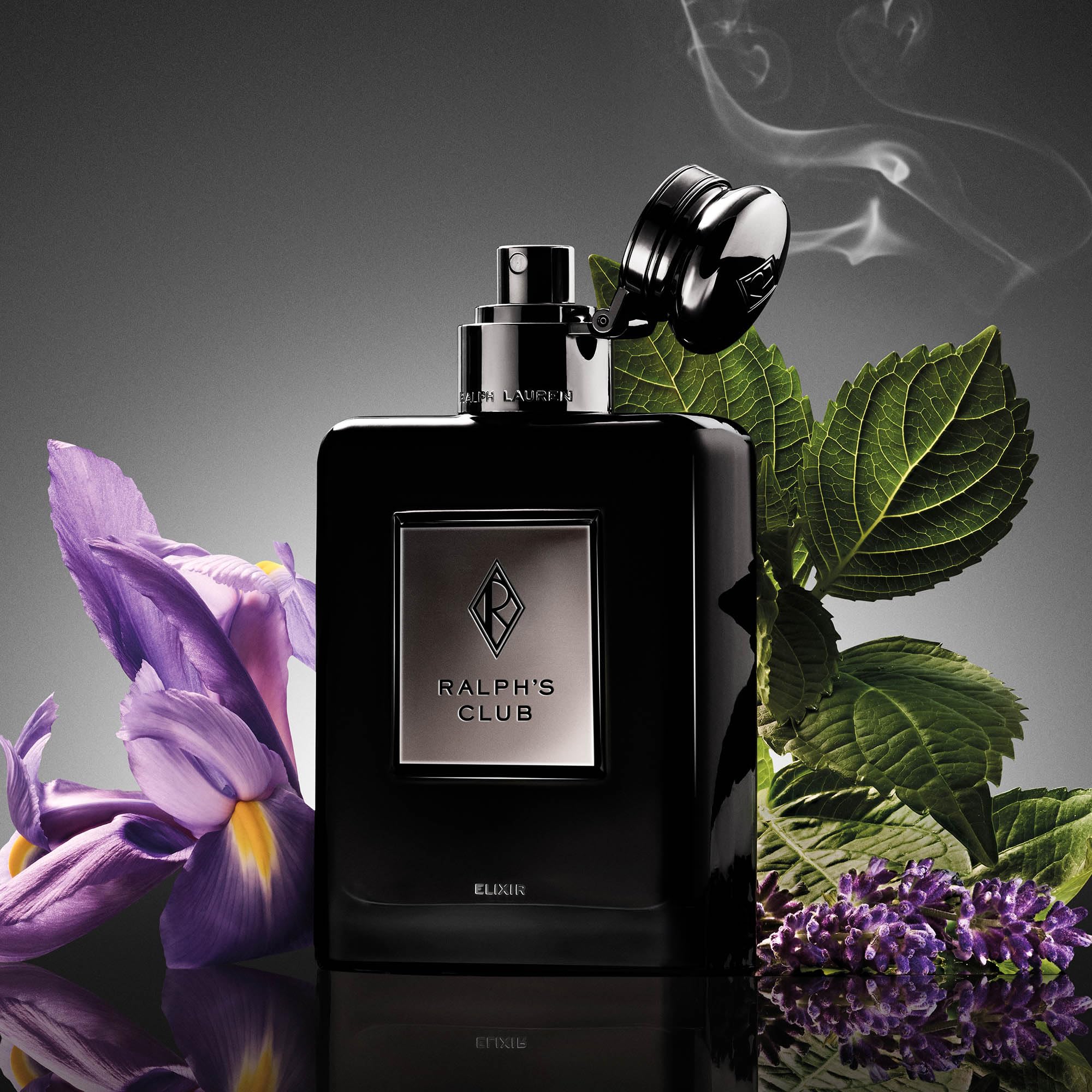 Ralphs Club Elixir amber-wood tones on bottle evoke sophistication