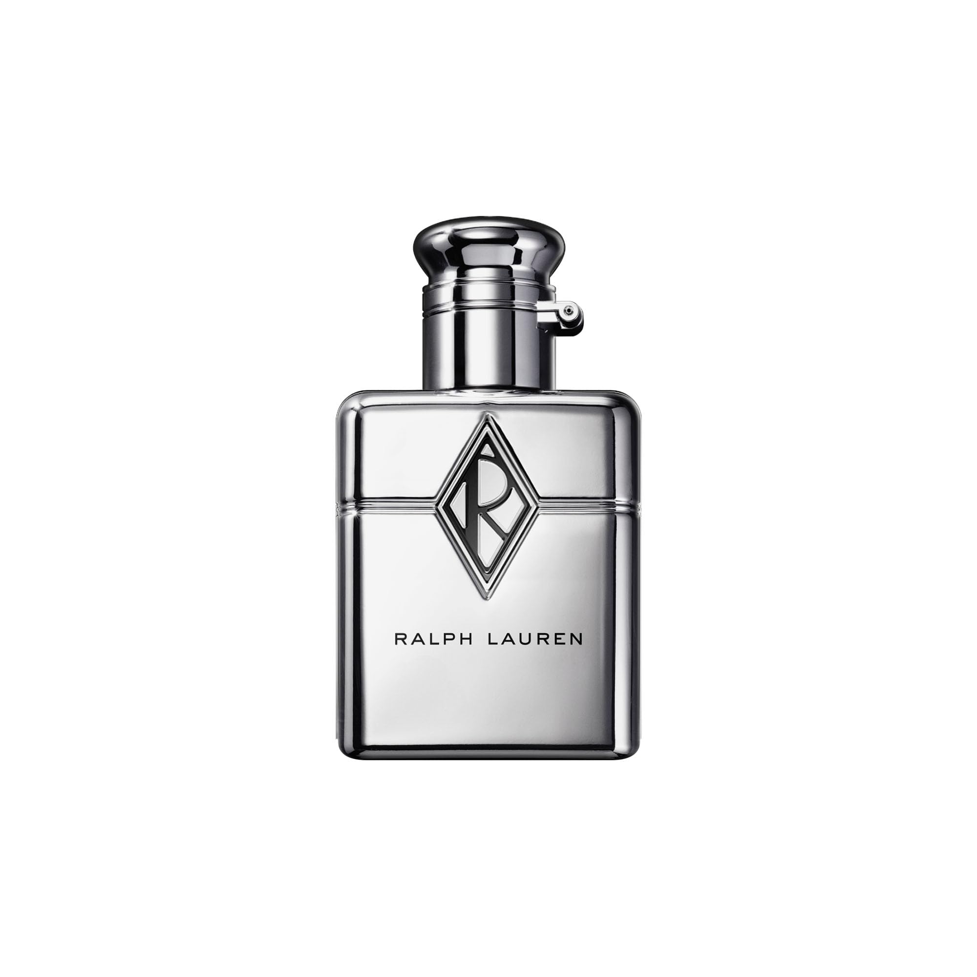 Ralph's Club New York bottle with chrome finish captures nightlife energy.