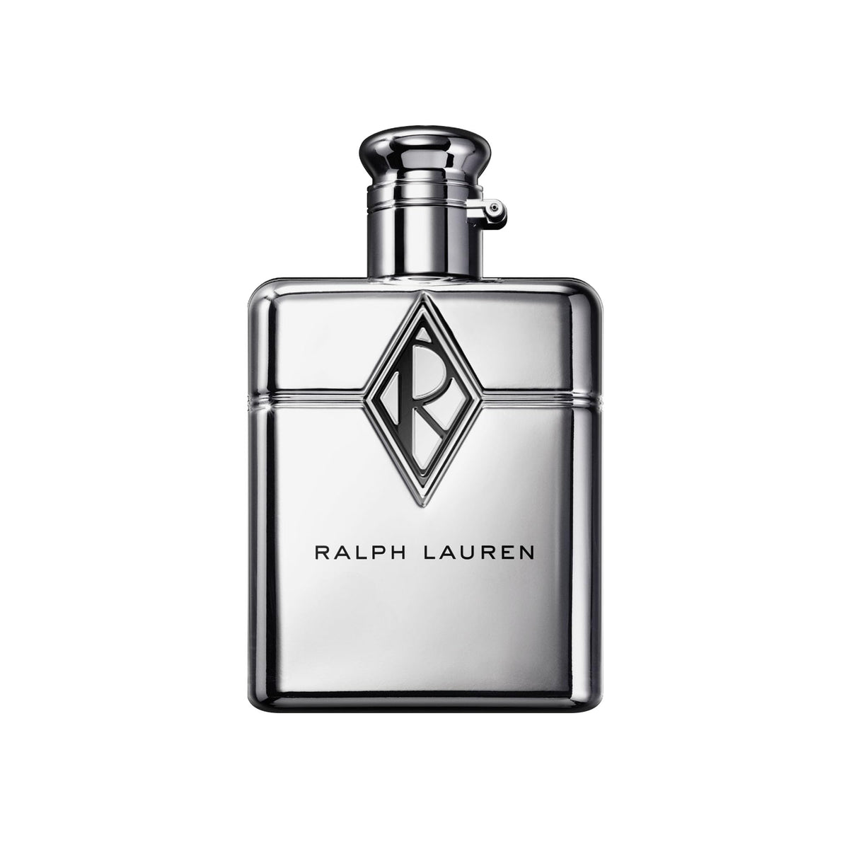 Ralph's Club New York bottle front with chrome finish signals bold evening style.