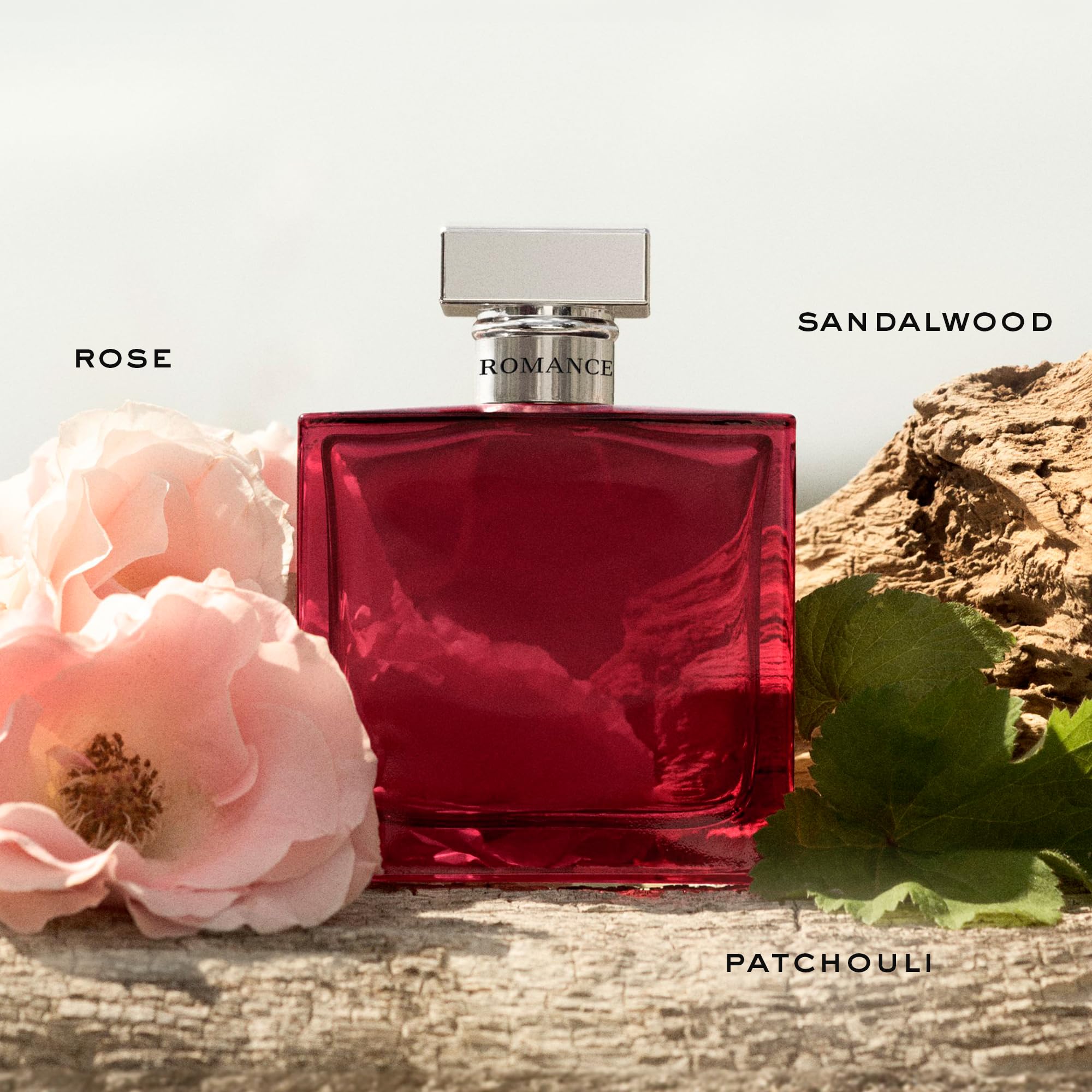 Ralph Lauren Romance Intense bottle top view shows sleek design for everyday elegance