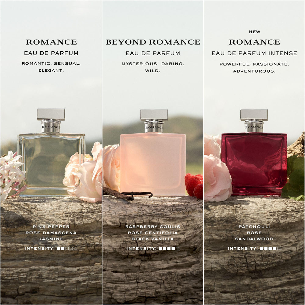 Ralph Lauren Romance jasmine absolute highlights a sensuous floral note for daytime elegance.