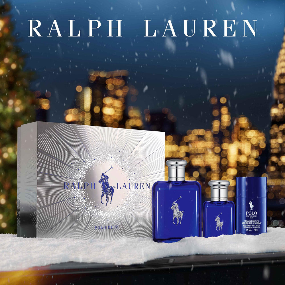 Ralph Lauren Polo Blue deodorant stick provides all-day crisp confidence.