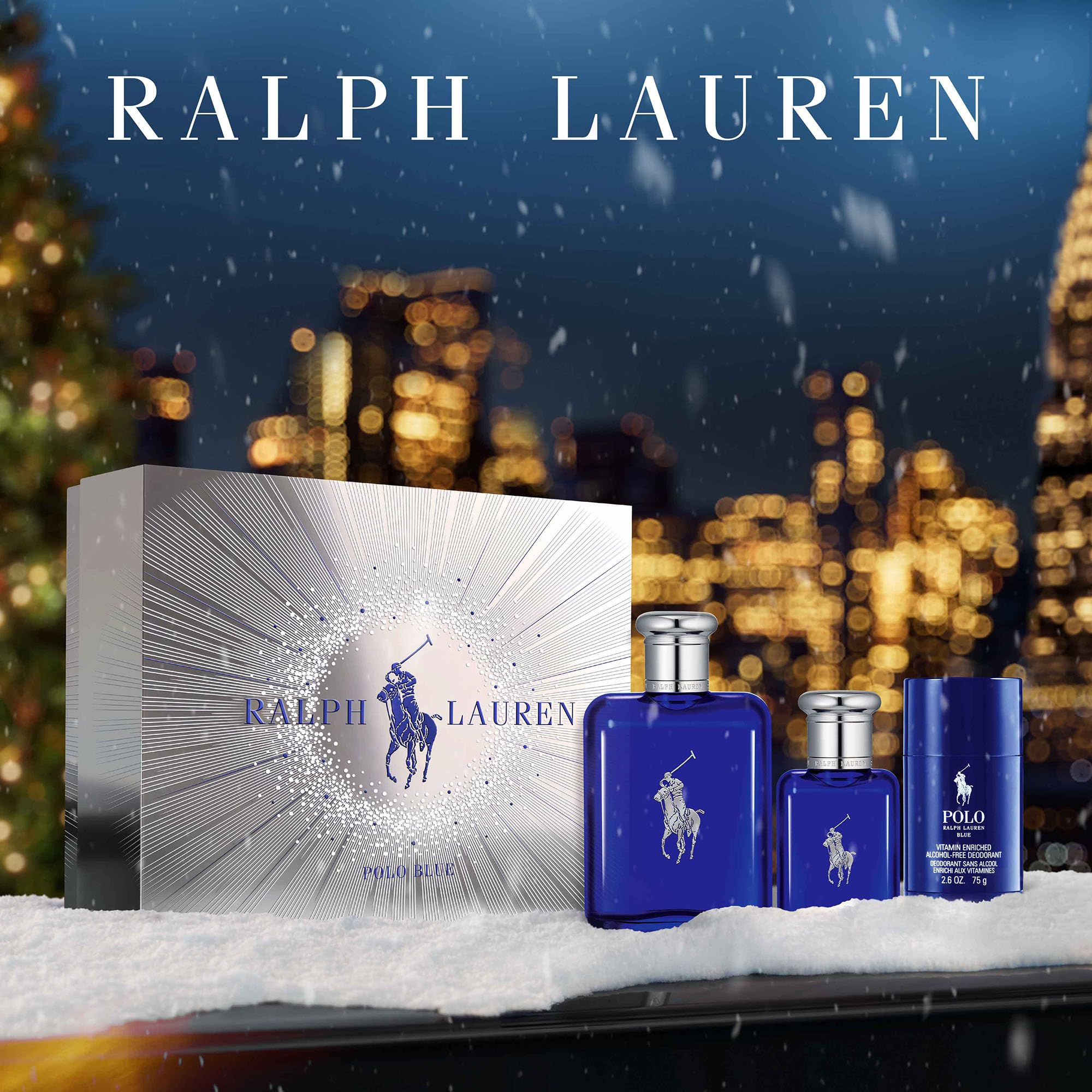 Ralph Lauren Polo Blue deodorant stick provides all-day crisp confidence.