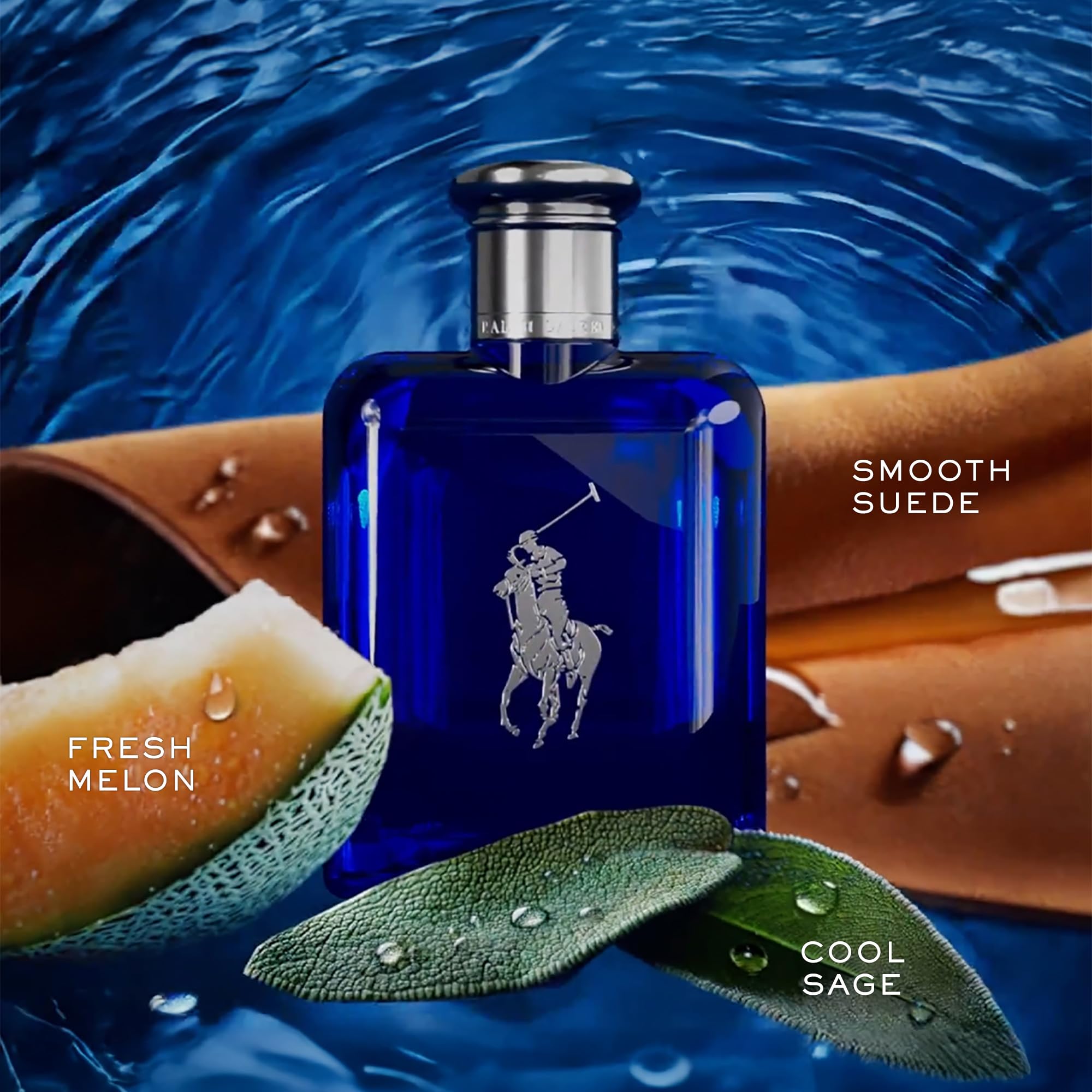 Ralph Lauren Polo Blue gift-set packaging with full and travel sizes.