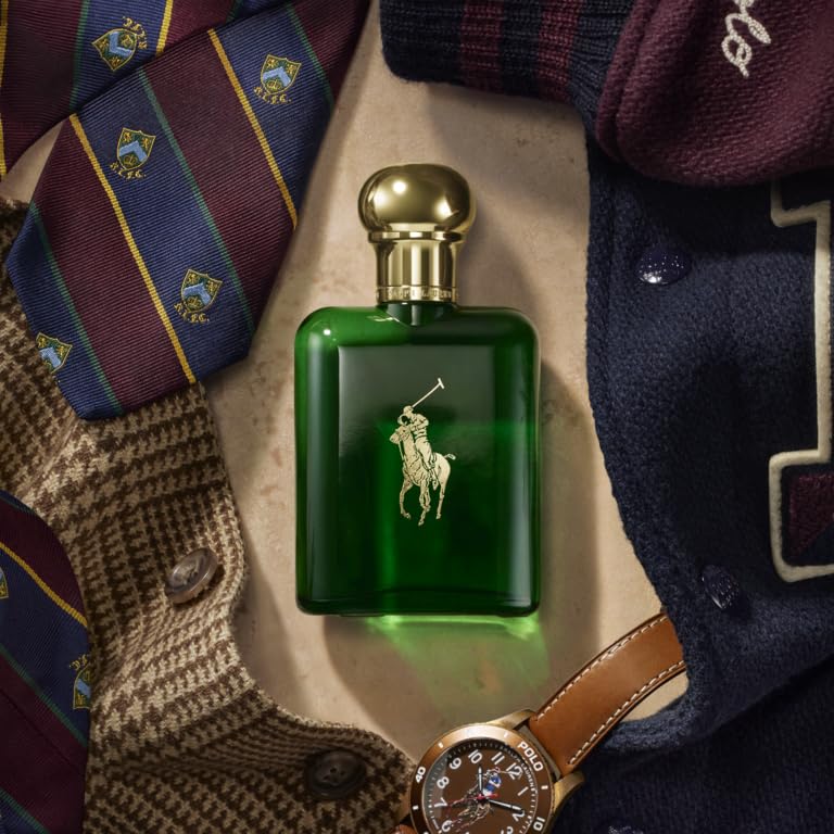 Ralph Lauren Polo EDT label details - refined branding and luxury cues