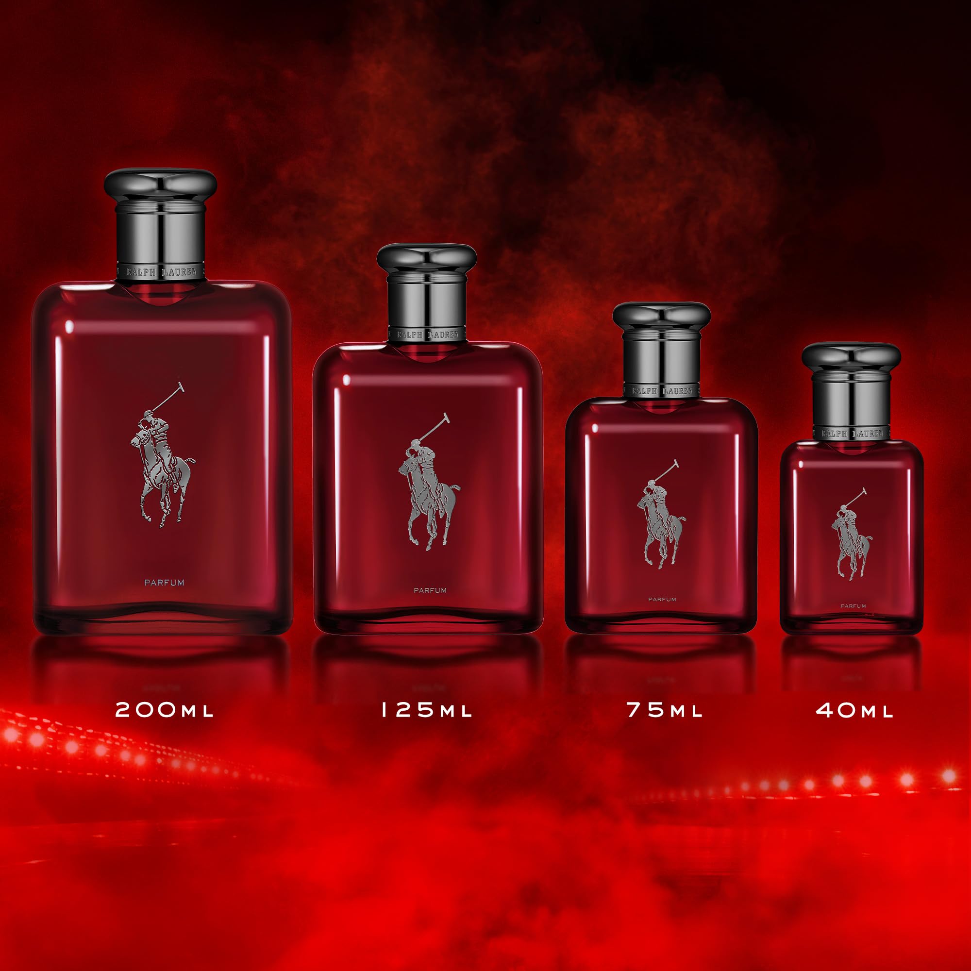 Open-road vibes behind Polo Red Parfum evoke adventure-ready masculinity.