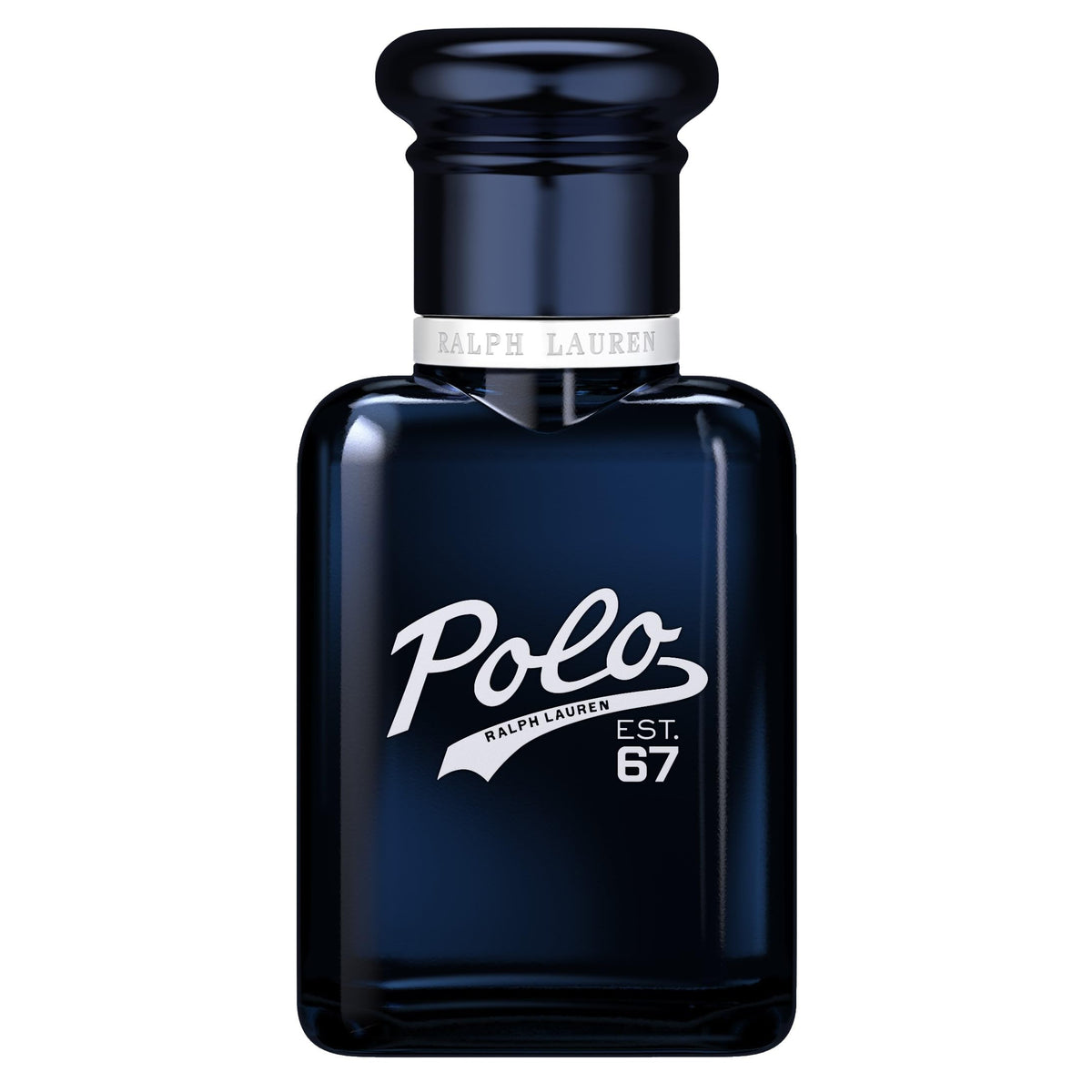 Ralph Lauren Polo 67 bottle front view shows bold, confident styling for everyday wear.