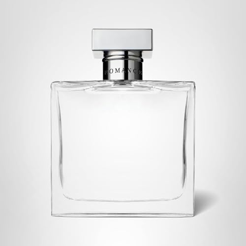 Ralph Lauren Romance packaging detail — sleek glass and label evoke premium fragrance experience.