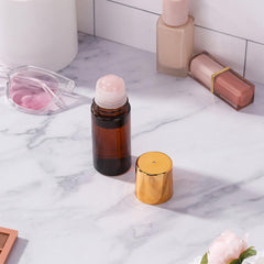 RAMFIYN pink crystal roller ball for precise, smooth fragrance application.
