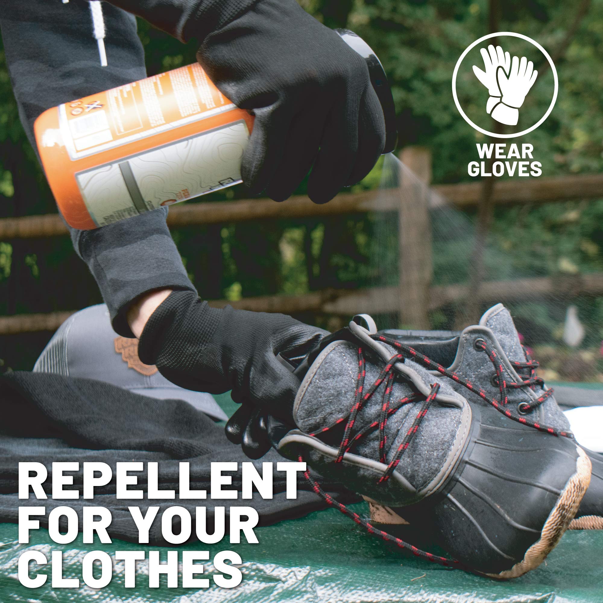 Ranger Ready Permethrin helps on hikes and camping by reducing biting insects.
