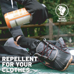 Ranger Ready Permethrin spray on sleeping bags and gear protects fabrics
