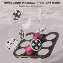 Ranjova Foot Spa bubble jets stimulate acupressure points for a spa-like experience at home.