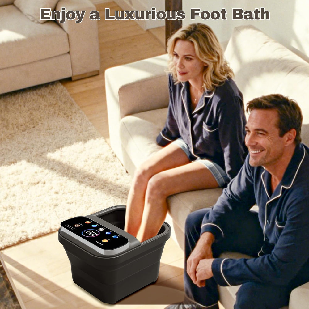 Ranjova foot spa includes a support rod to prevent collapse during soaking sessions.