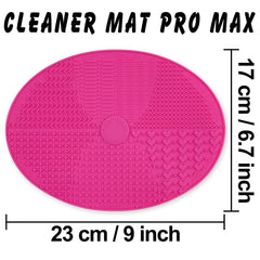 Ranphykx silicone cleaning mat textures showing 7-thread design for versatile brushes