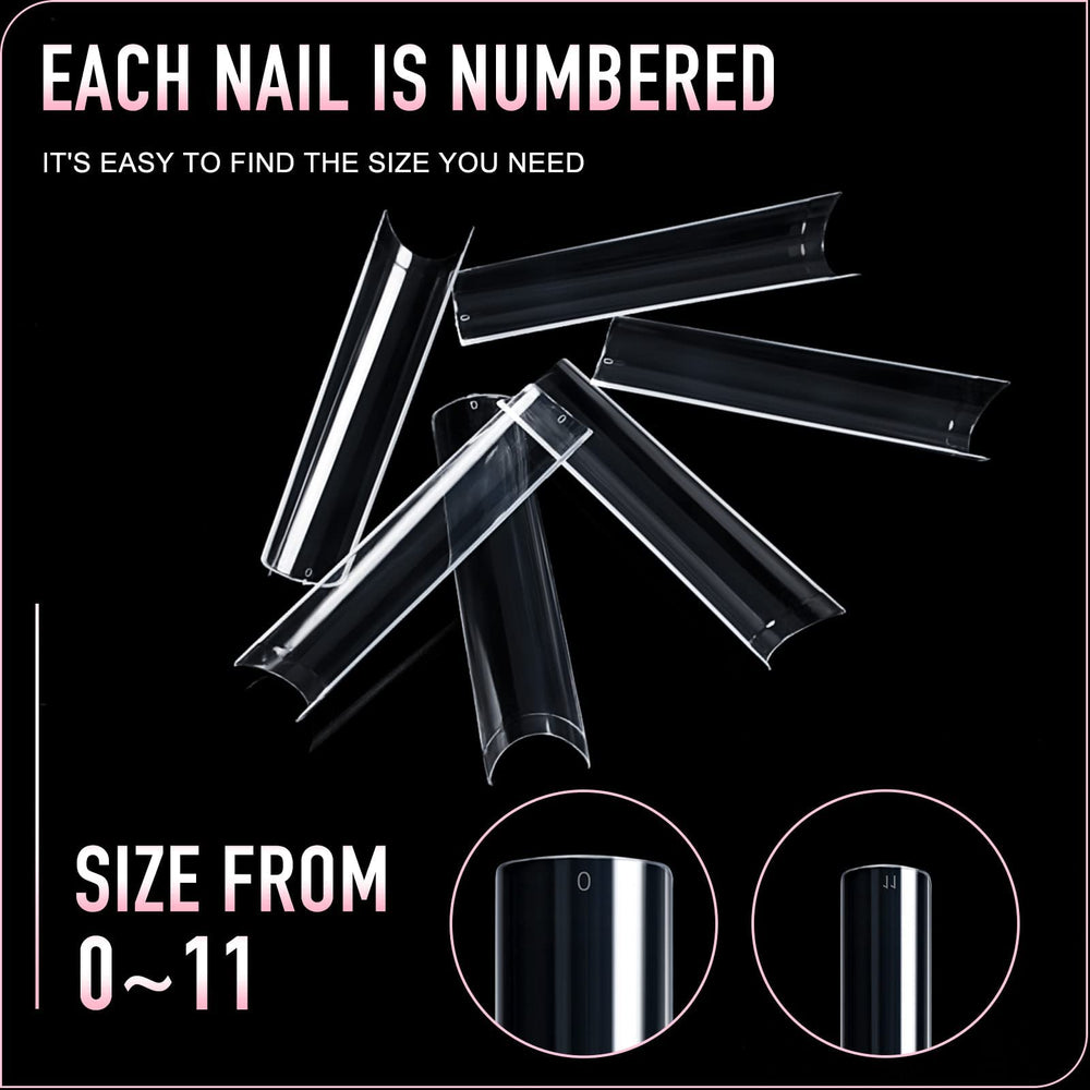 Ranrose trim-friendly tips support versatile styles like stiletto or coffin.