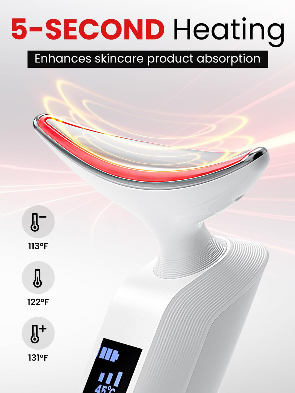 Rantxiny compact design fits neatly in bags for travel-friendly skincare.