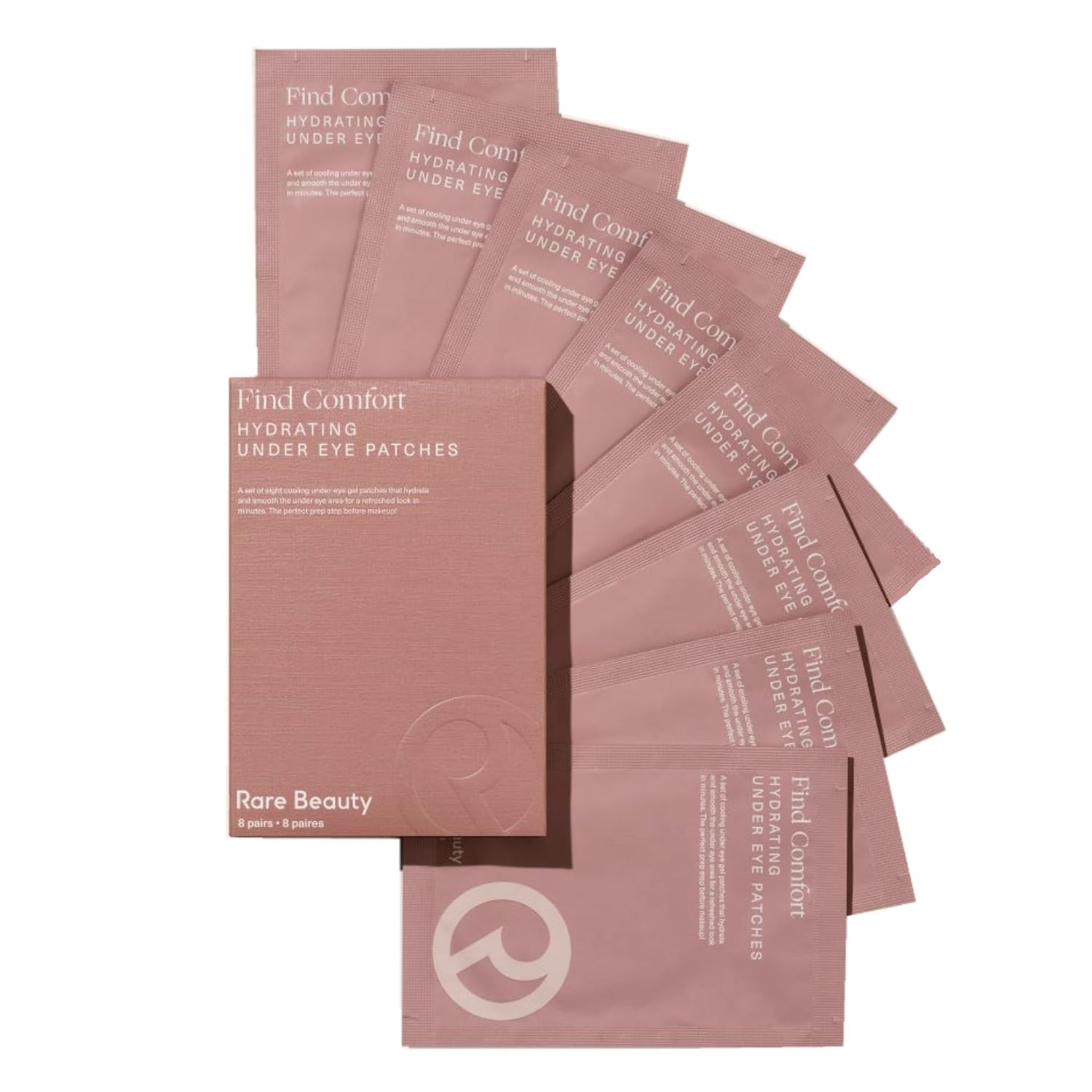 Rare Beauty Find Comfort Under Eye Patches cooling patches for refreshed under-eye area