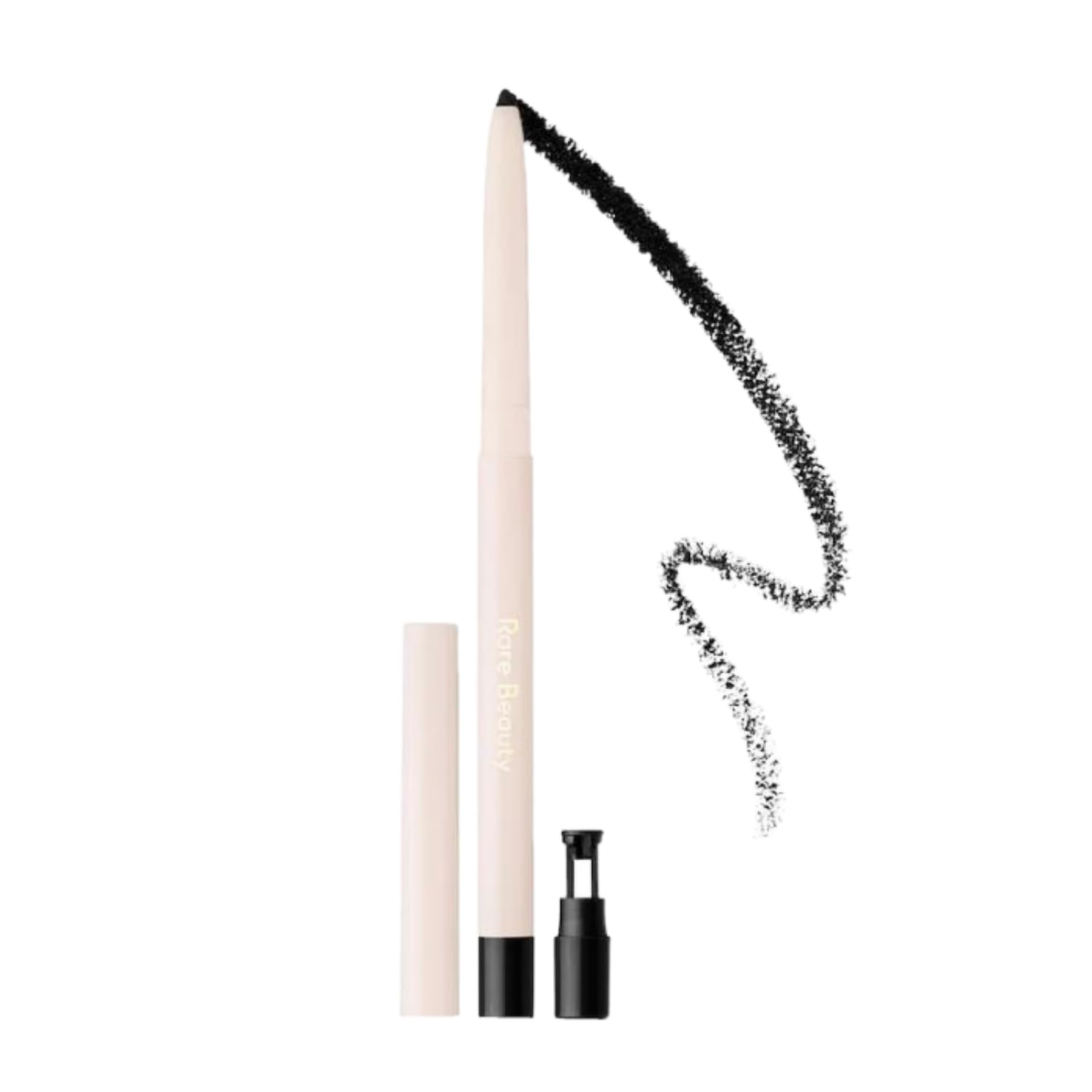 Rare Beauty Perfect Strokes gel eyeliner True Black for precise pigment and long-wear on the waterline