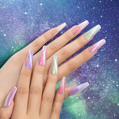RARJSM Aurora Purple Pink cat eye shade delivers vibrant, multidimensional color.